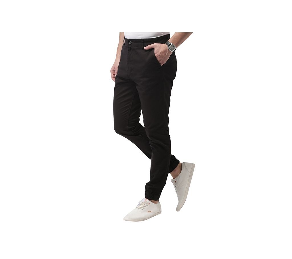 Black twill Gabardine Pant