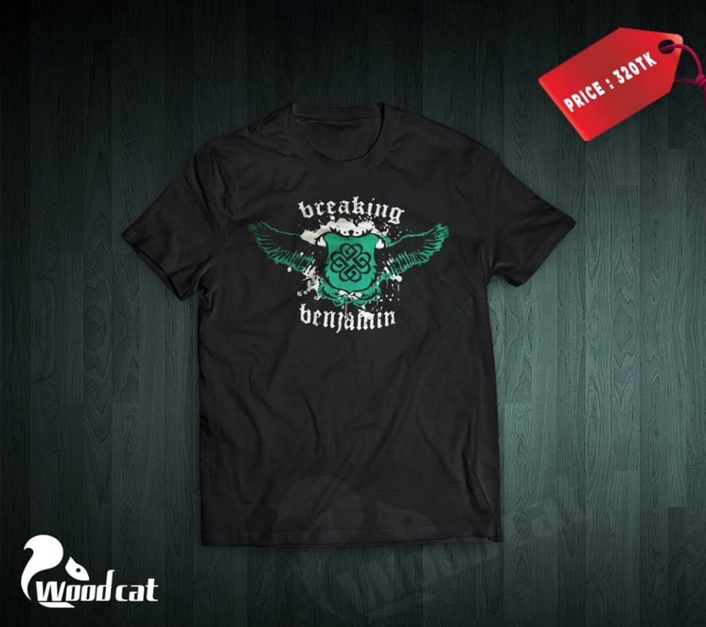 BREAKING BENJAMIN half sleeve t-shirt for men