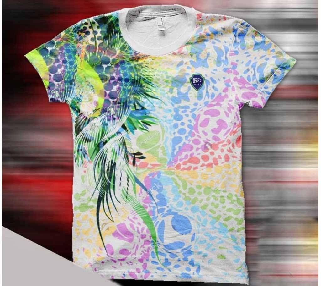 Rubber Print Cotton T-shirt - FAS