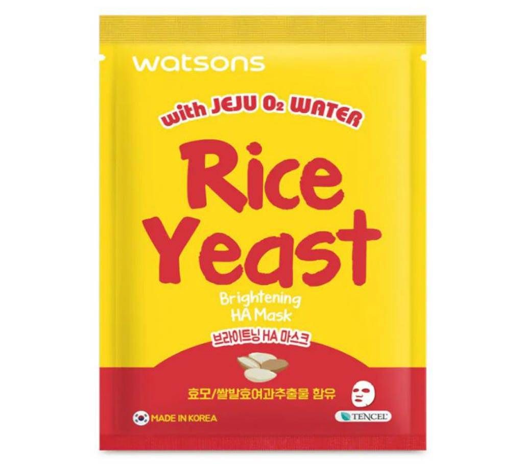 RICE Yeast brightening mask-15ml-Korea