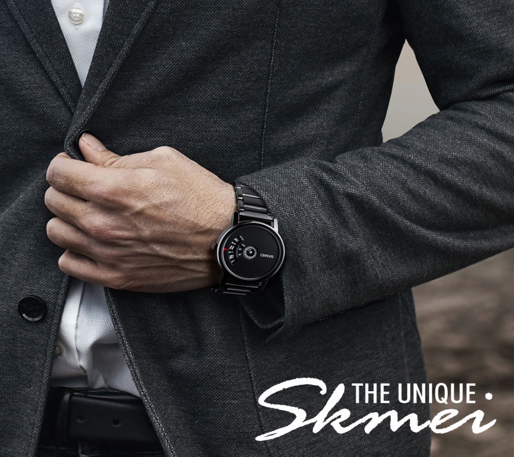 Skemei Stainless Steel Gents Wrist Watch  