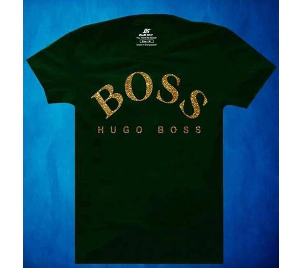 Boss Mens Half  sleeve Cotton T-shirt