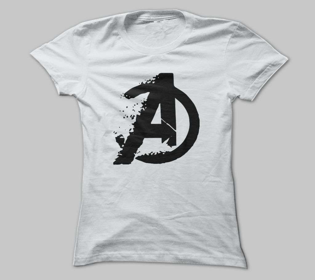 AVENGERS WHITE COTTON TSHIRT FOR MEN