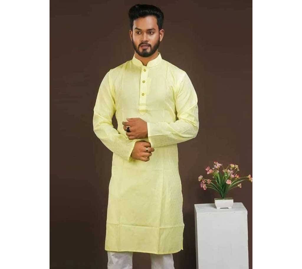 Cotton Panjabi (Yellow) 09