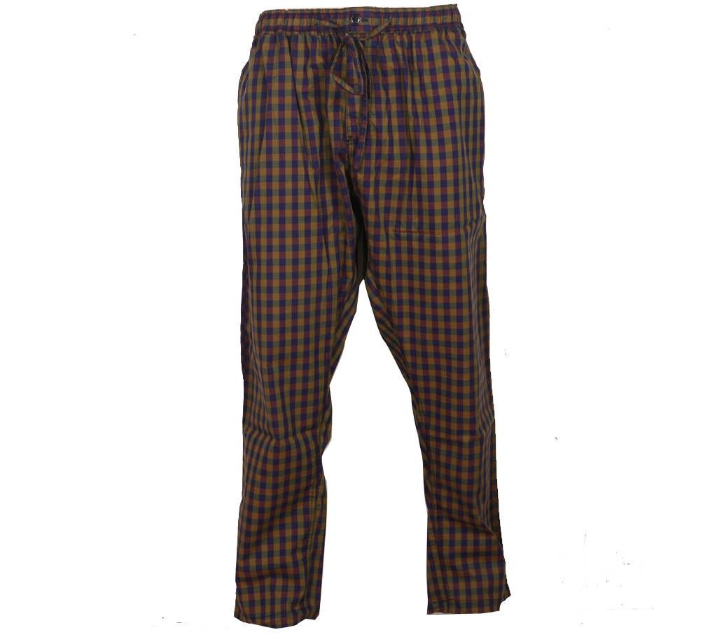 MENS Check Cotton Trousers
