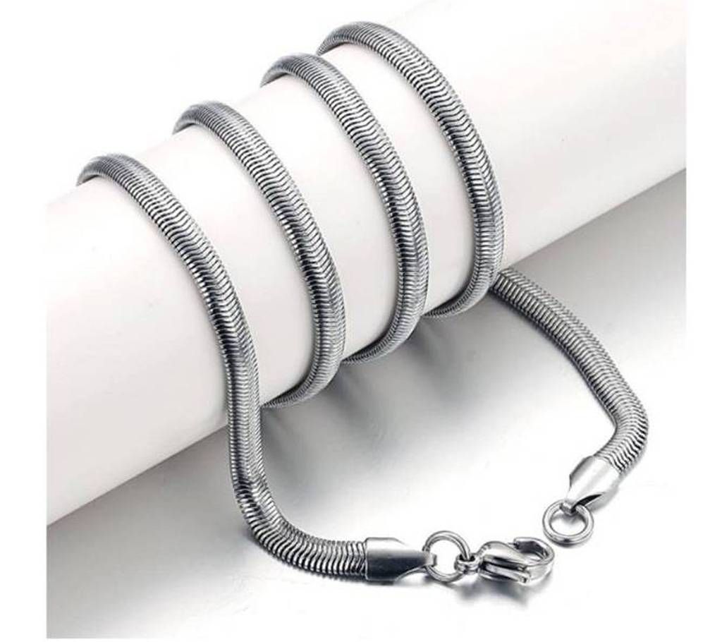 Stainless Steel Infinite Thick Snake Chain Neck -