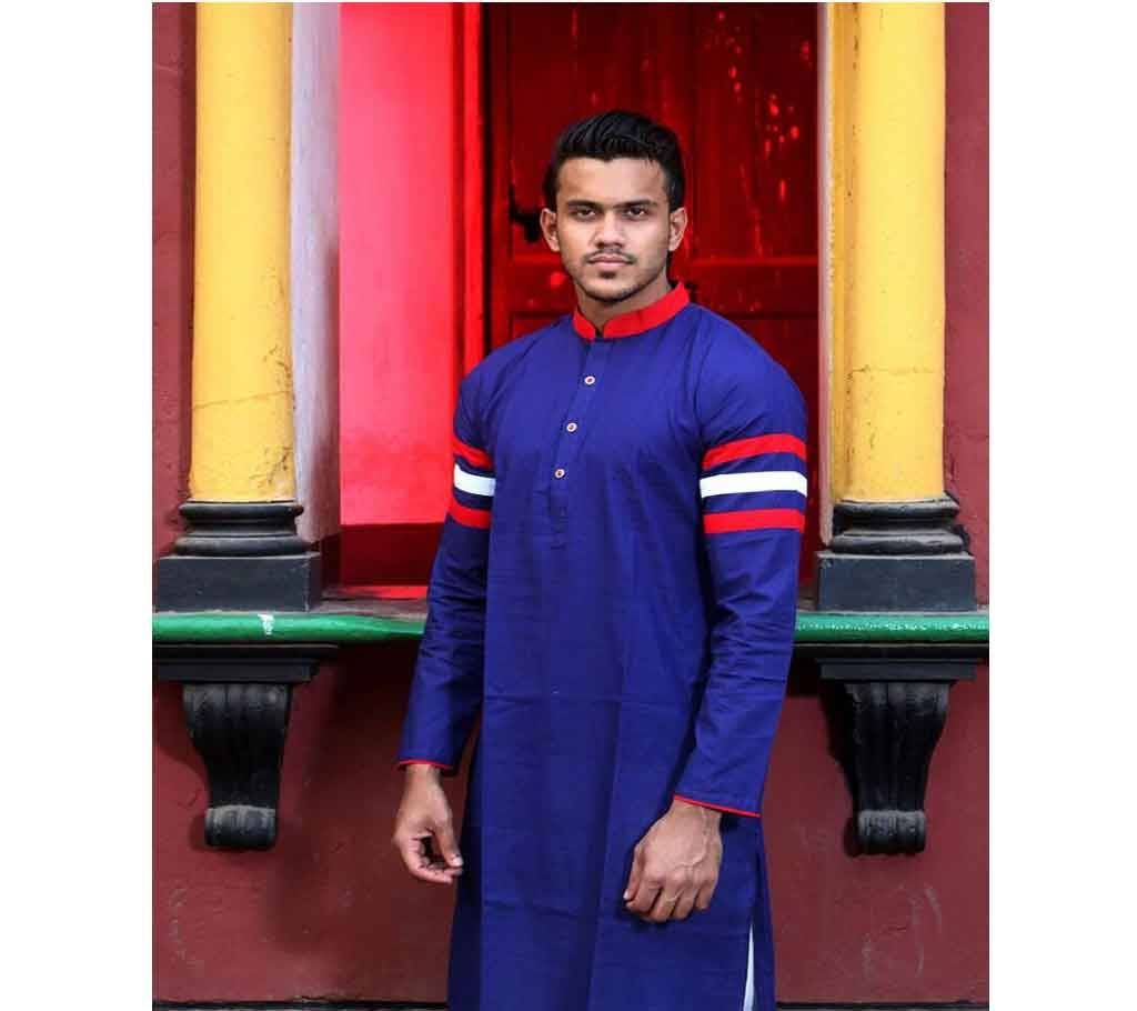 Navy Blue Boishakhi Panjabi