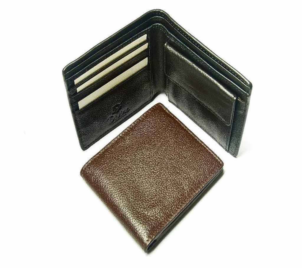 Genuine Leather Bi-fold Wallet