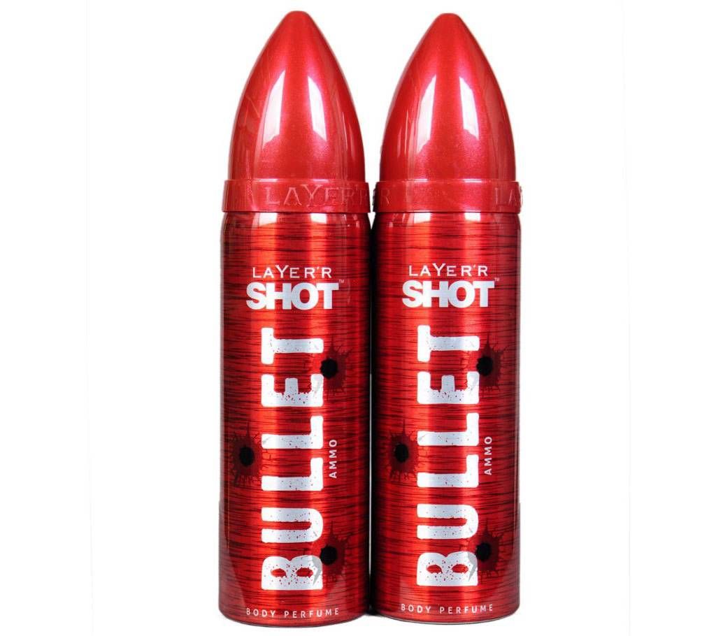 Layer'r Shot Bullet Ammo Body Perfume for men 120ml India 1 piece 