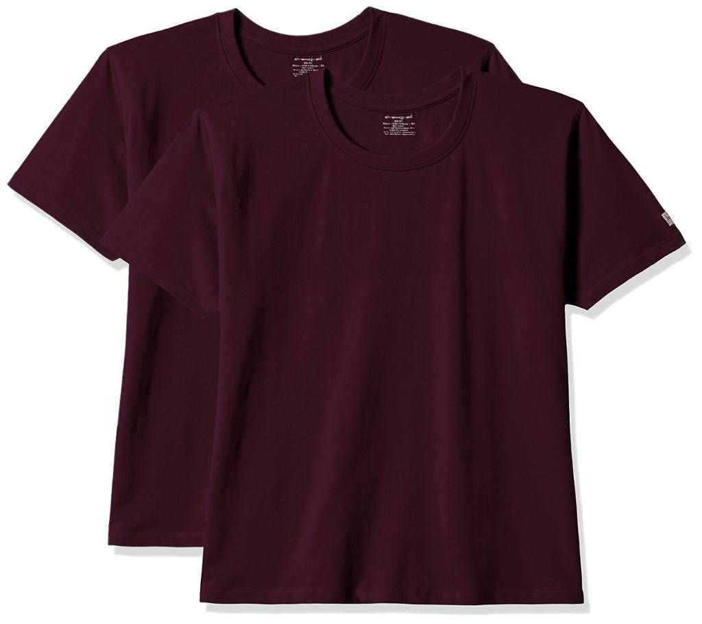 R-Neck Short Maroon T-Shirt Combo Pack.