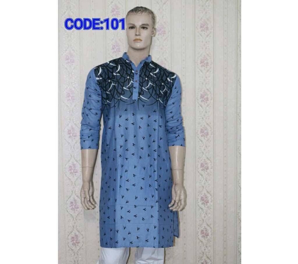 Menz Semi-long Cotton Punjabi