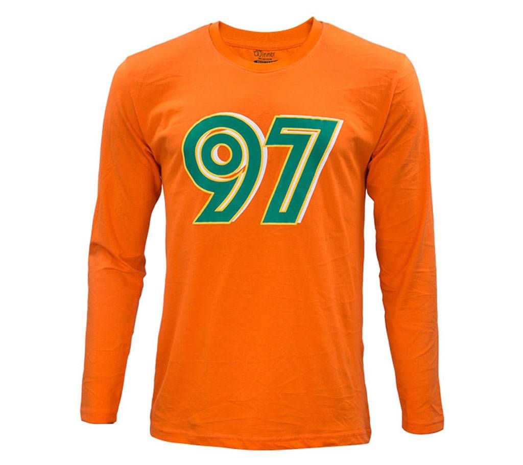 Mens Full Sleeve T-Shirt 37925 - ORANGE