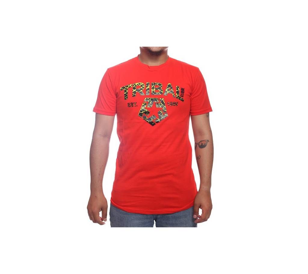 Wonderful Mens half sleeve Redt-shirt -94
