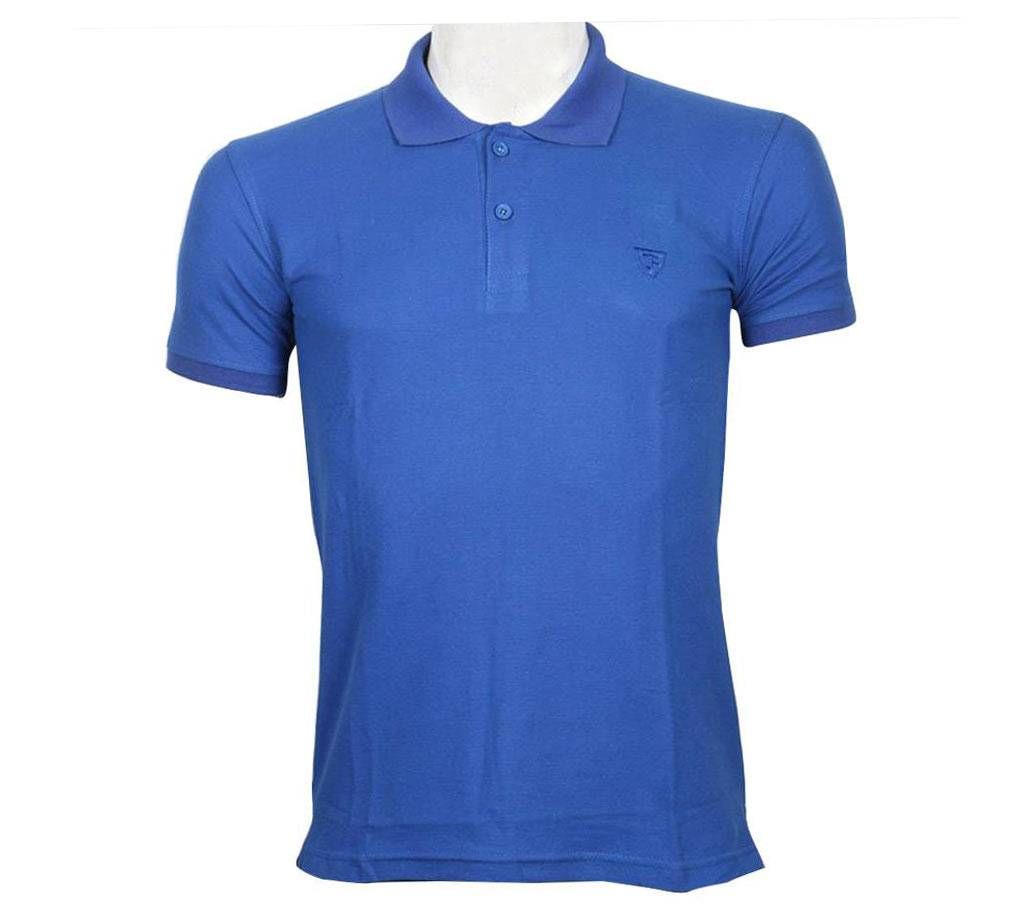 Menz Solid Color Casual Polo Shirt