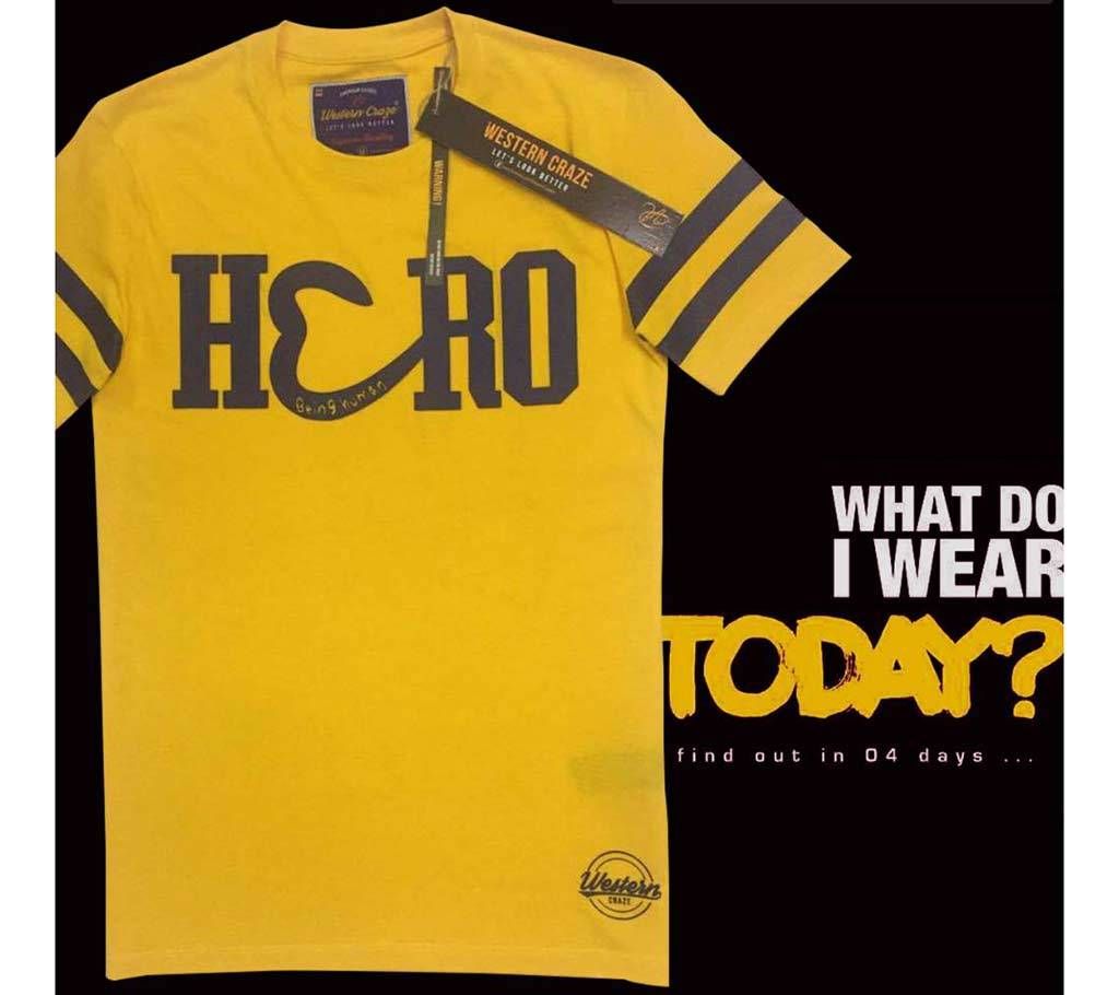 HERO Gents Half Sleeve Cotton T-shirt 