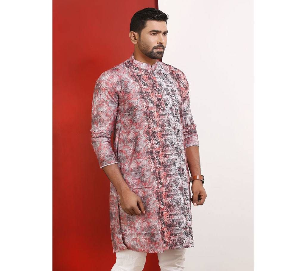 Sufi Digital Print Panjabi For Man   1296