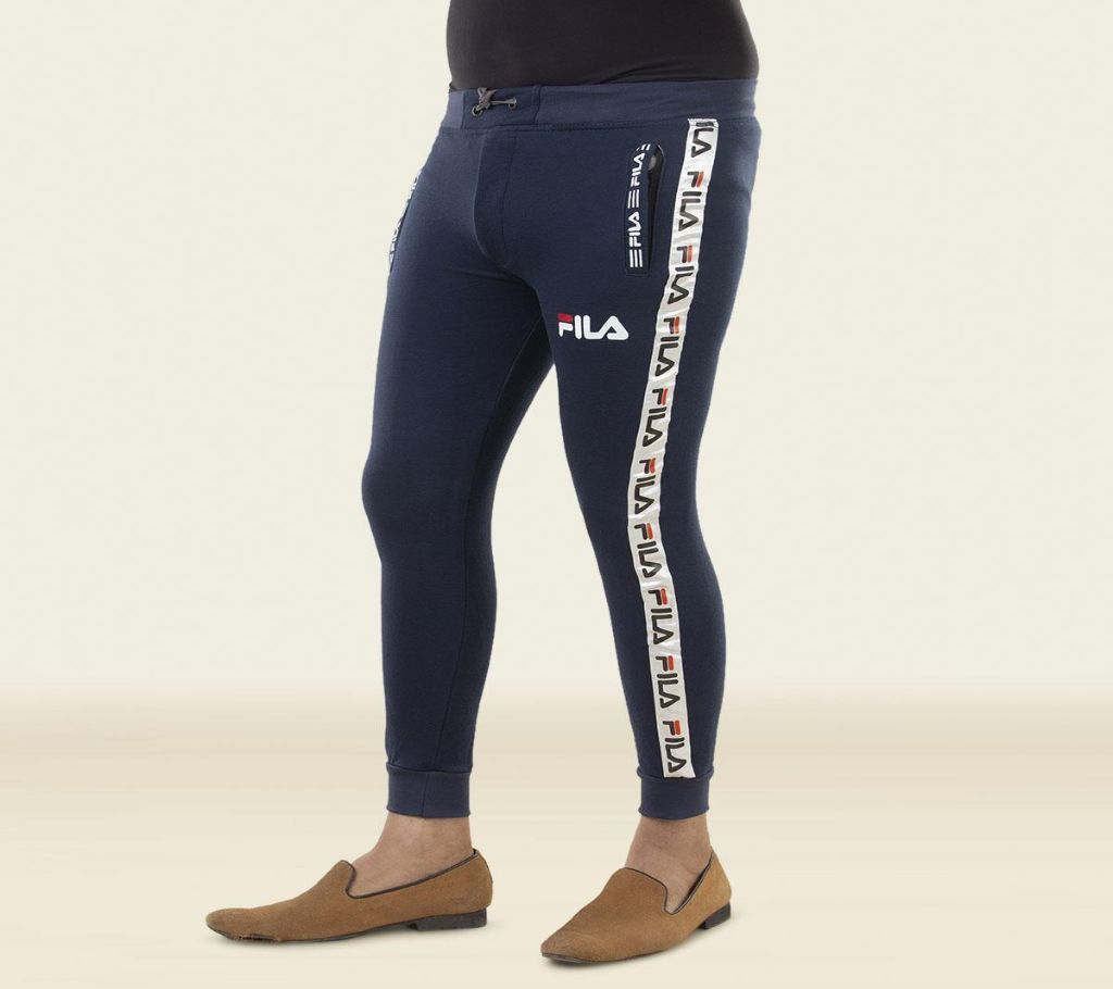 Slim Fit Navy Blue Trousers / Joggers & Sweats Pants for Mans