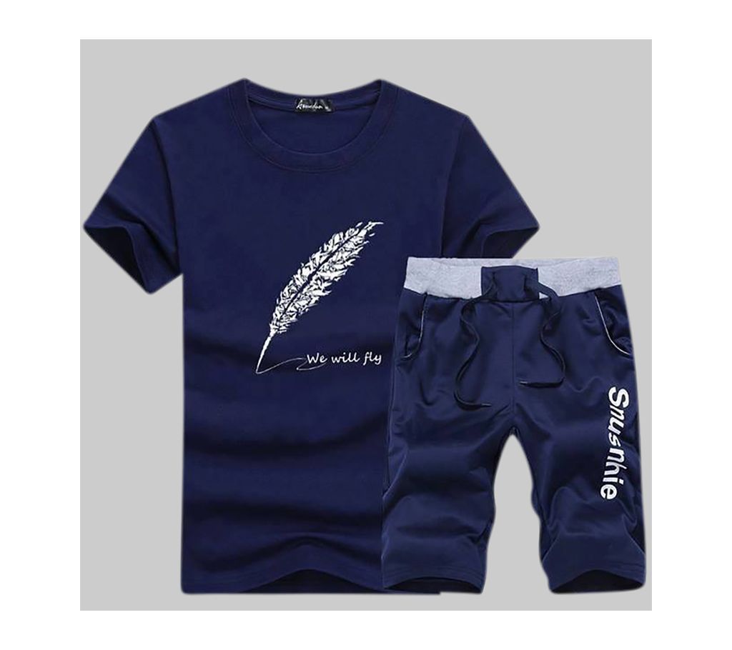 Summer Combo T Shirt & Short Pant For Men 