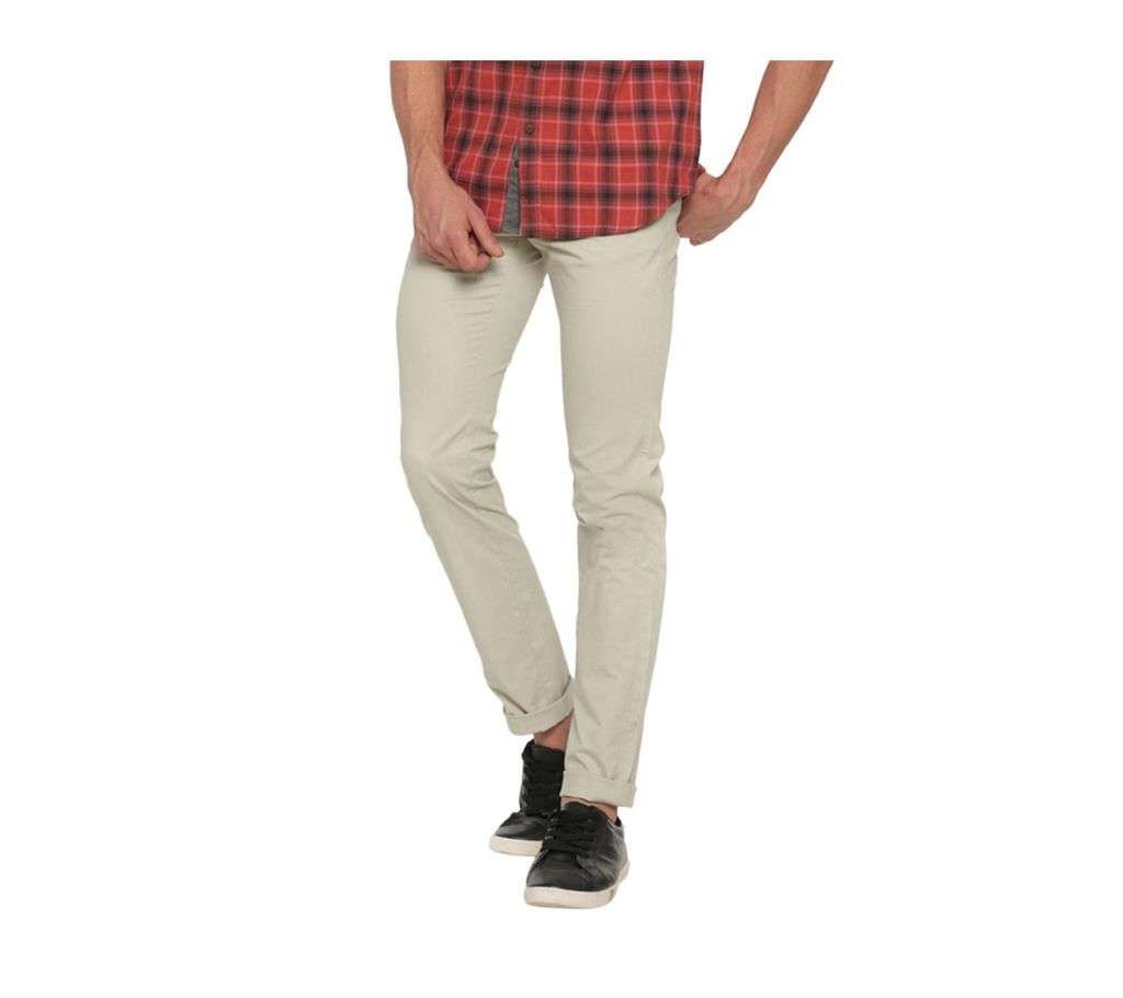 Gaberdine Pant For Men -Off White