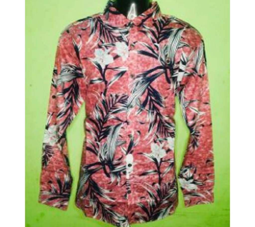 Multicolor Long Sleeve Printed Casual Shirt for Men 2020 