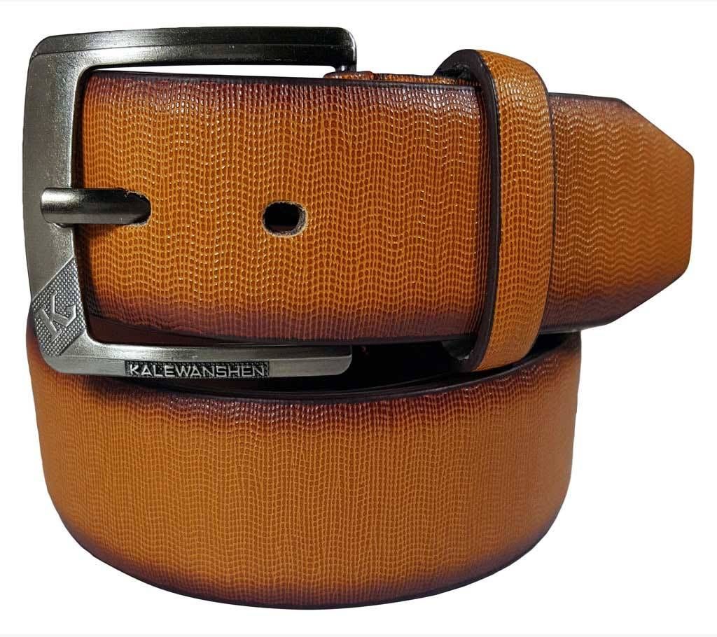 Brown Genuine Lather Belt for Men