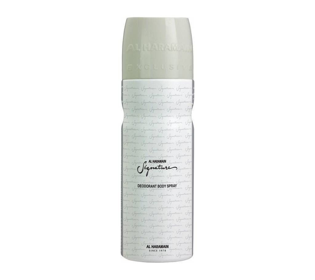 Al Haramain Signature Deodorant Body Spray for Men - 200ml (UAE)