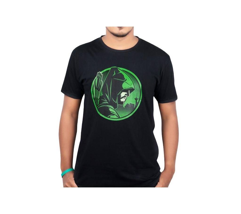 Green Arrow Black T-Shirt