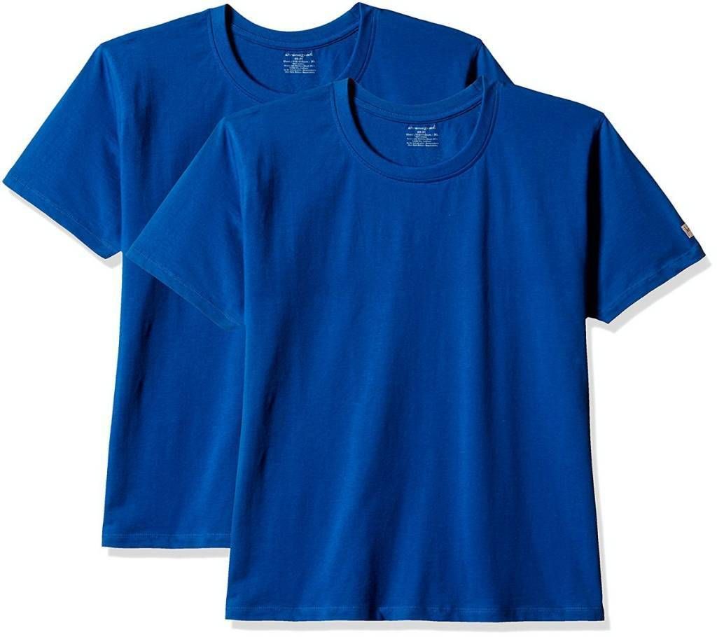 R-Neck Short Sleeve Blue T-Shirt Combo Pack.