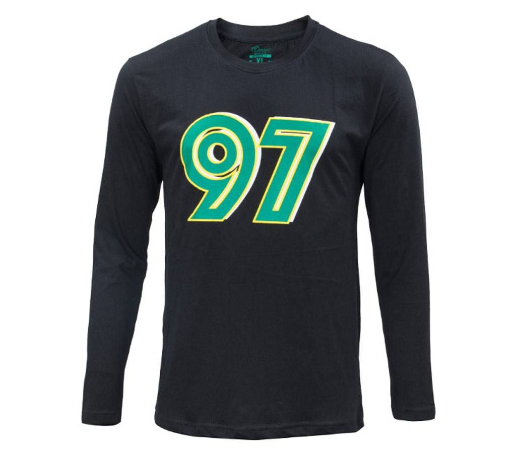 Mens Full Sleeve T-Shirt 37925 - BLACK