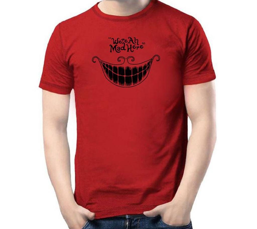 We're Mad Gents Half Sleeve Cotton T-shirt.