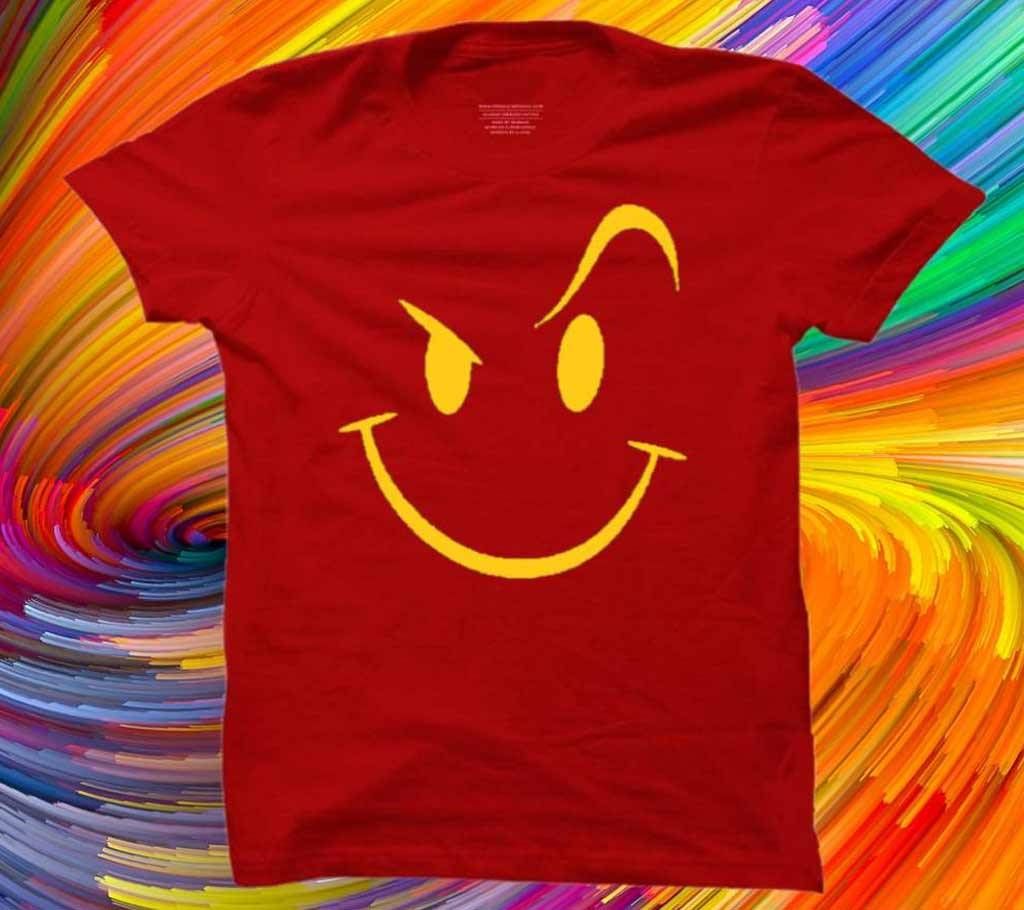 Funny Red Cotton T-shirt