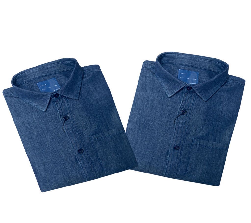 Long Sleeve Causal Denim Shirt