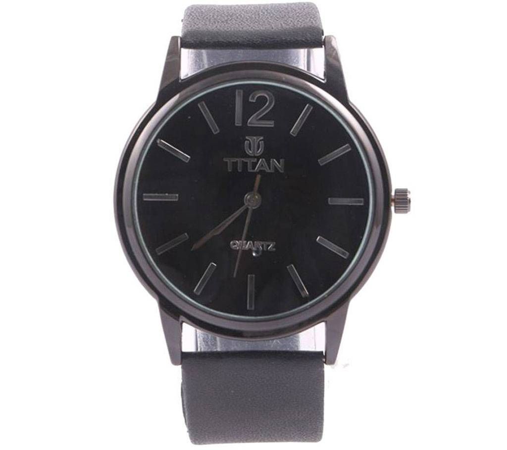 Titan Black copy Gents Wristwatch