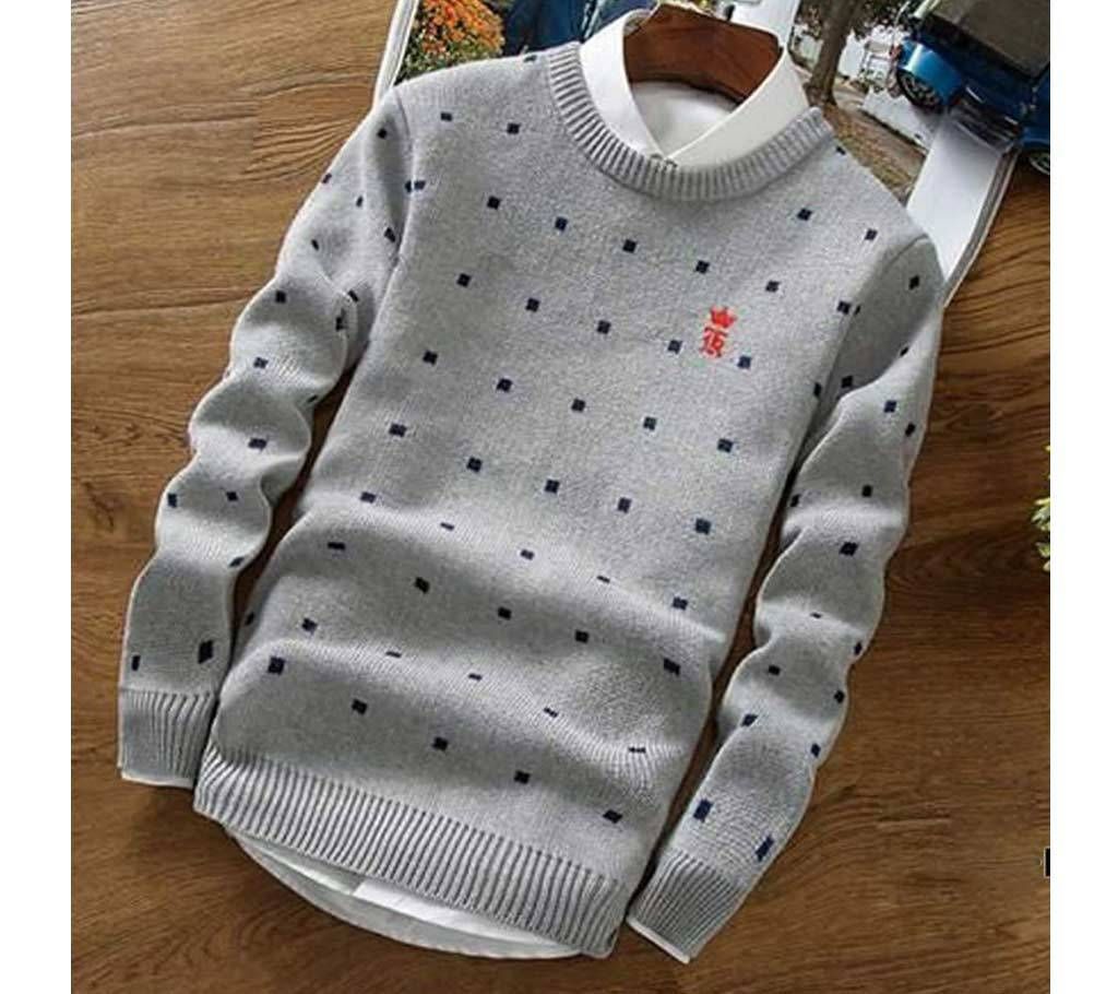 Grey Winter Sweatshirt with Premium Vestment - VM S-10 - VES