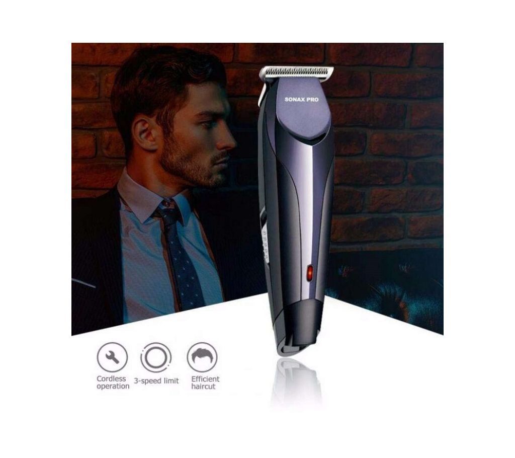 Professional Hair Clipper & Rechargeable Trimmer - KM 8086