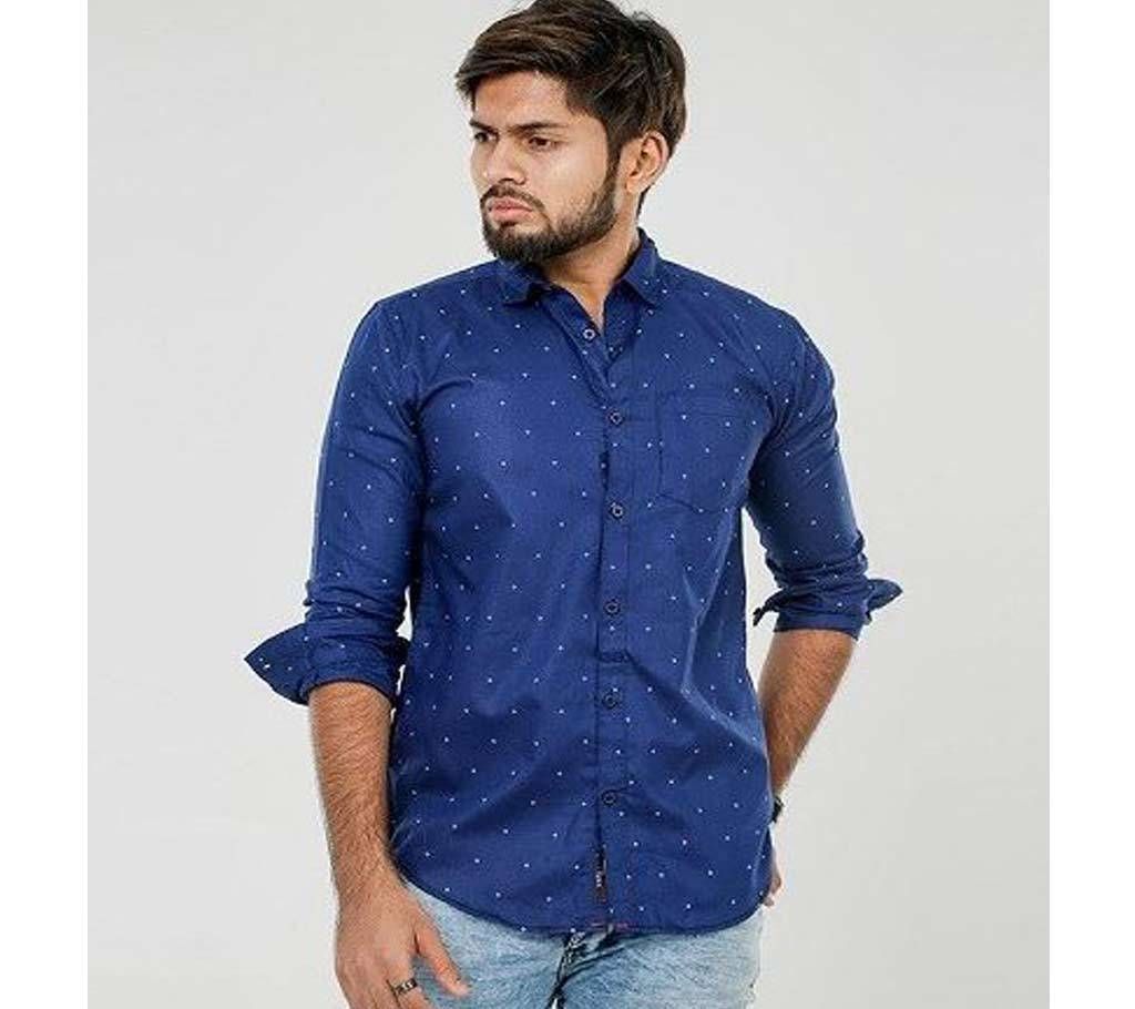 Long Sleeve Printed Casual Shirt