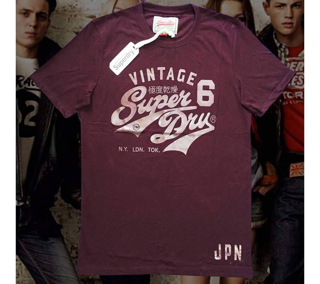 VINTAGE SD Gents Half Sleeve Cotton T-shirt 
