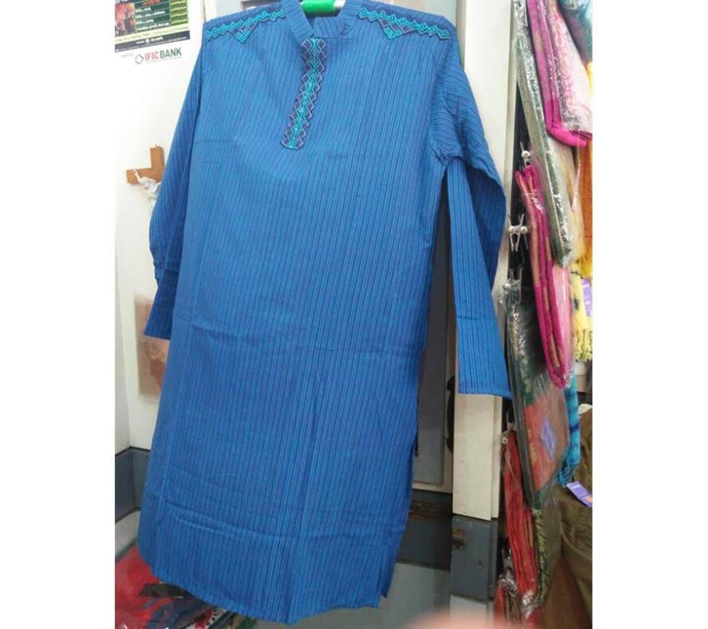 Cotton punajbi with embroidery punjabi