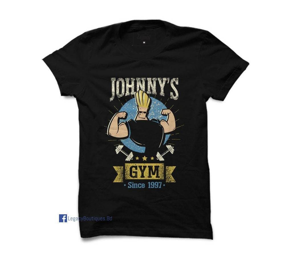 Johnnys Gym Men's Half Sleeve T-shirt