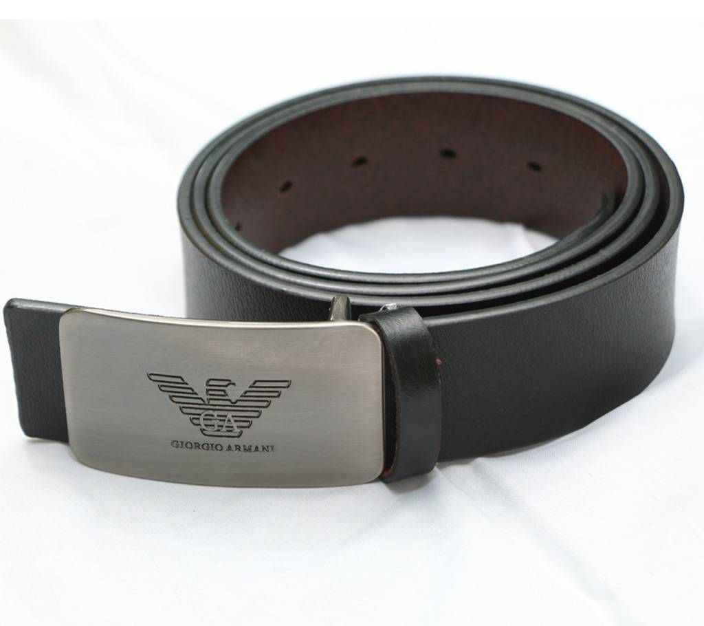 Maverick Leather Casual Belt For Men - Black