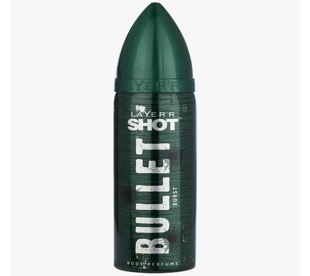 Layer'r Shot Bullet Burst Body Perfume for men 120ml India
