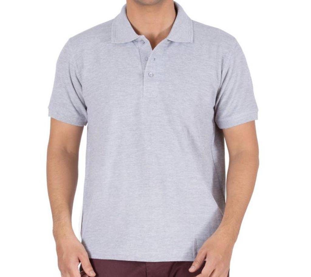 Gents Grey Color Polo Shirt