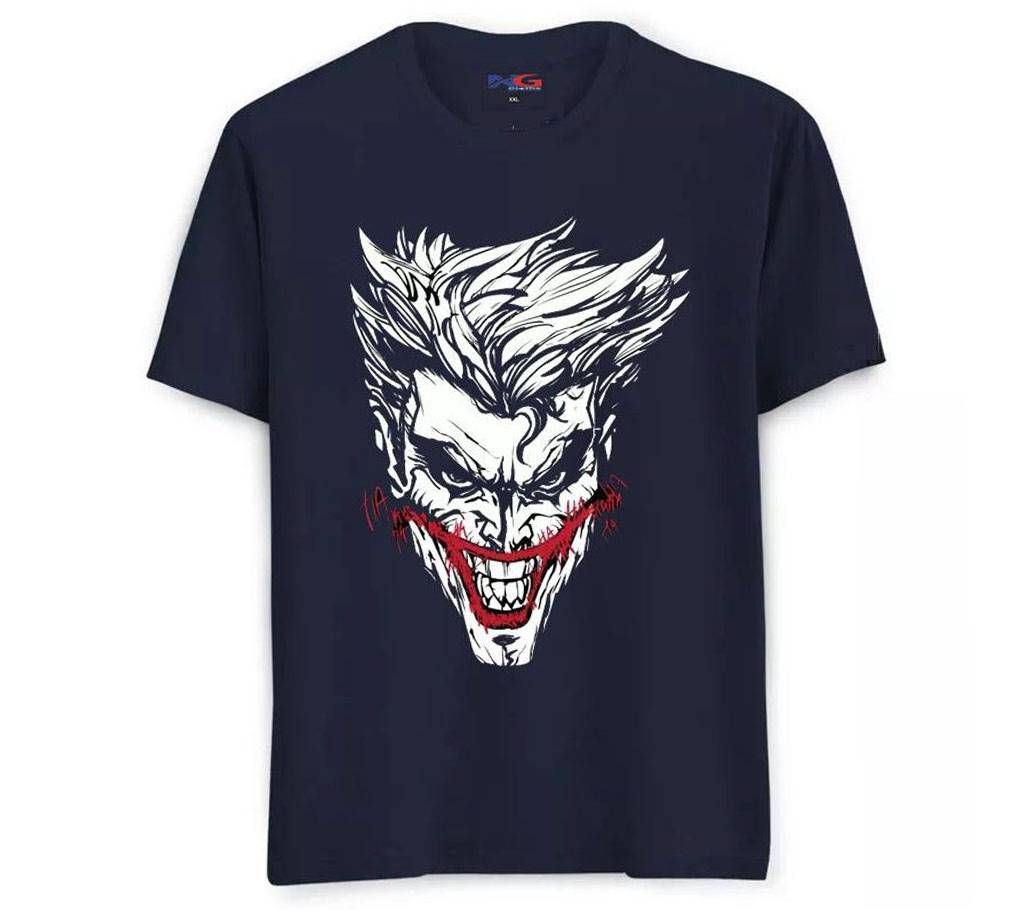 Joker Face Menz Half Sleeve T-Shirt