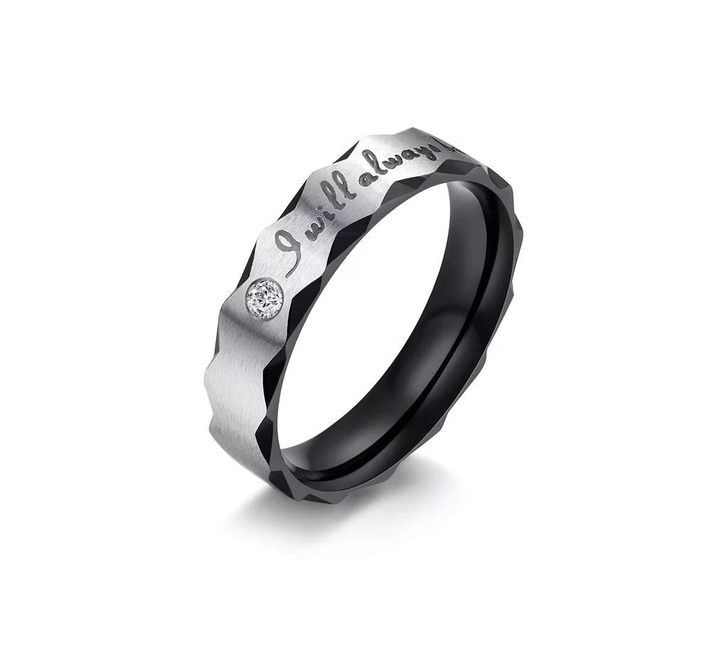 Men Fashion Steel Wedding Band Rings Jewelry