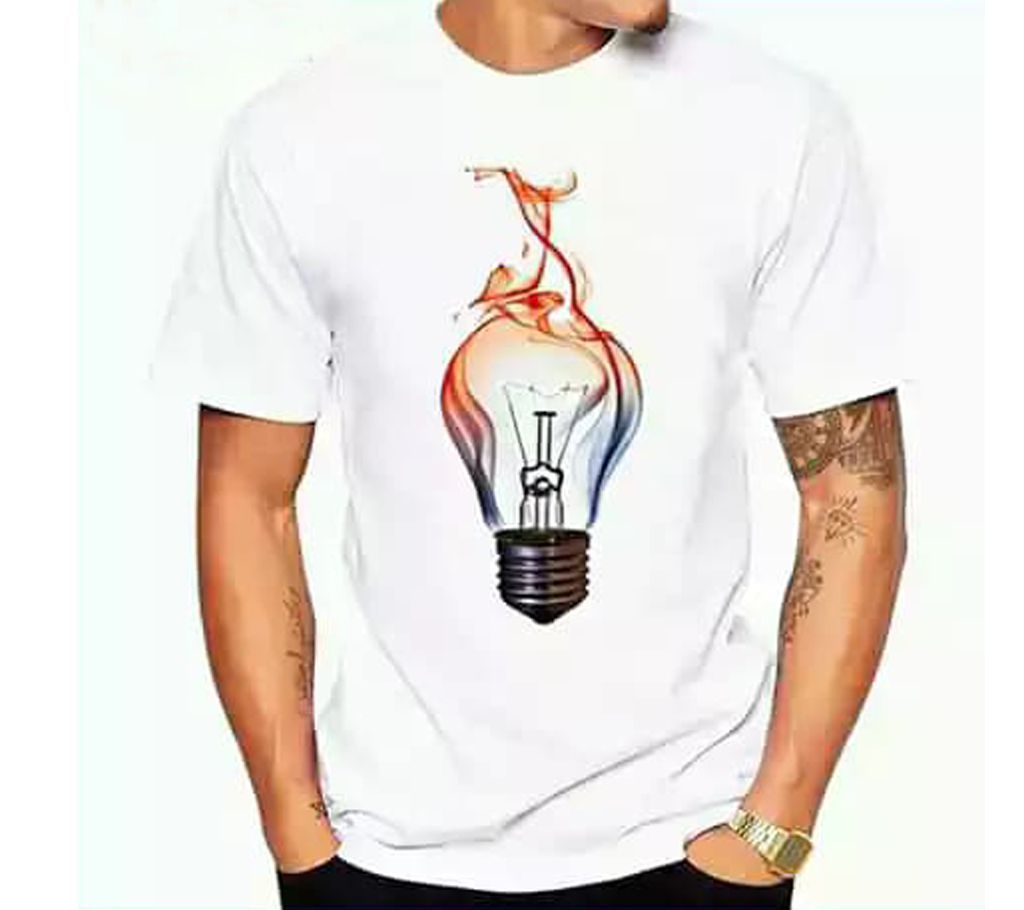 Light Half Sleeve slim Fit Cotton t-shirt