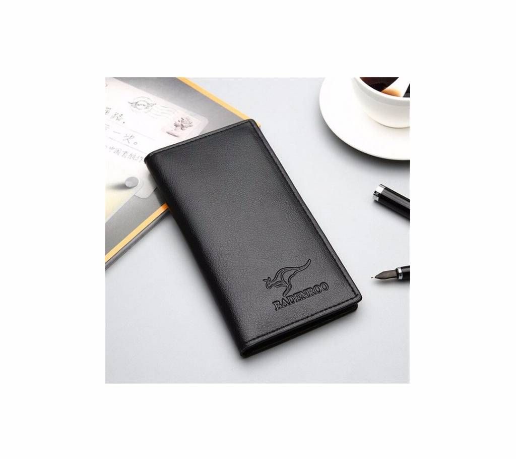 Leather Men's Long Wallet