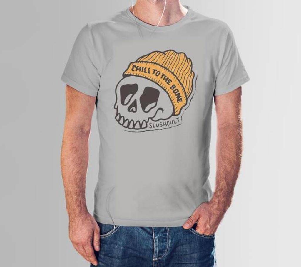 Skull Head Cotton T-shirt For Men