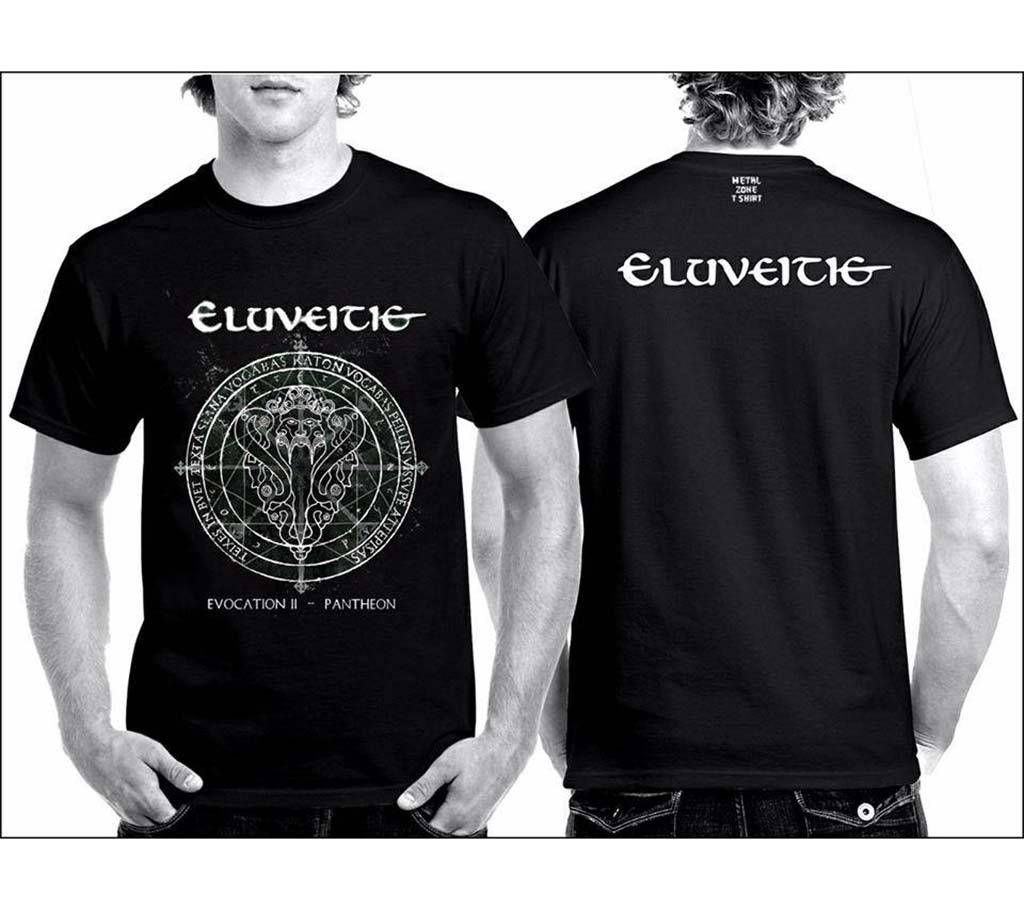 Eluvitie round neck cotton t-shirt for men 