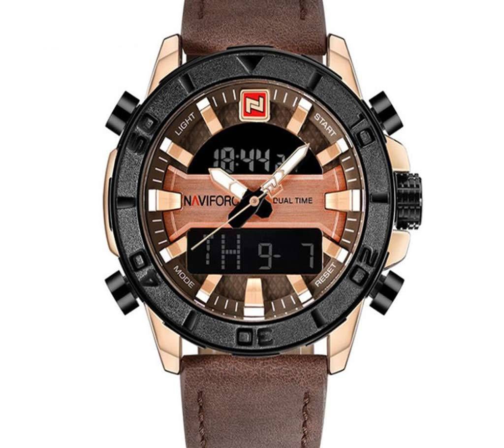 NAVIFORCE NF9114 Menz Casual Sports Belt Quartz Watch