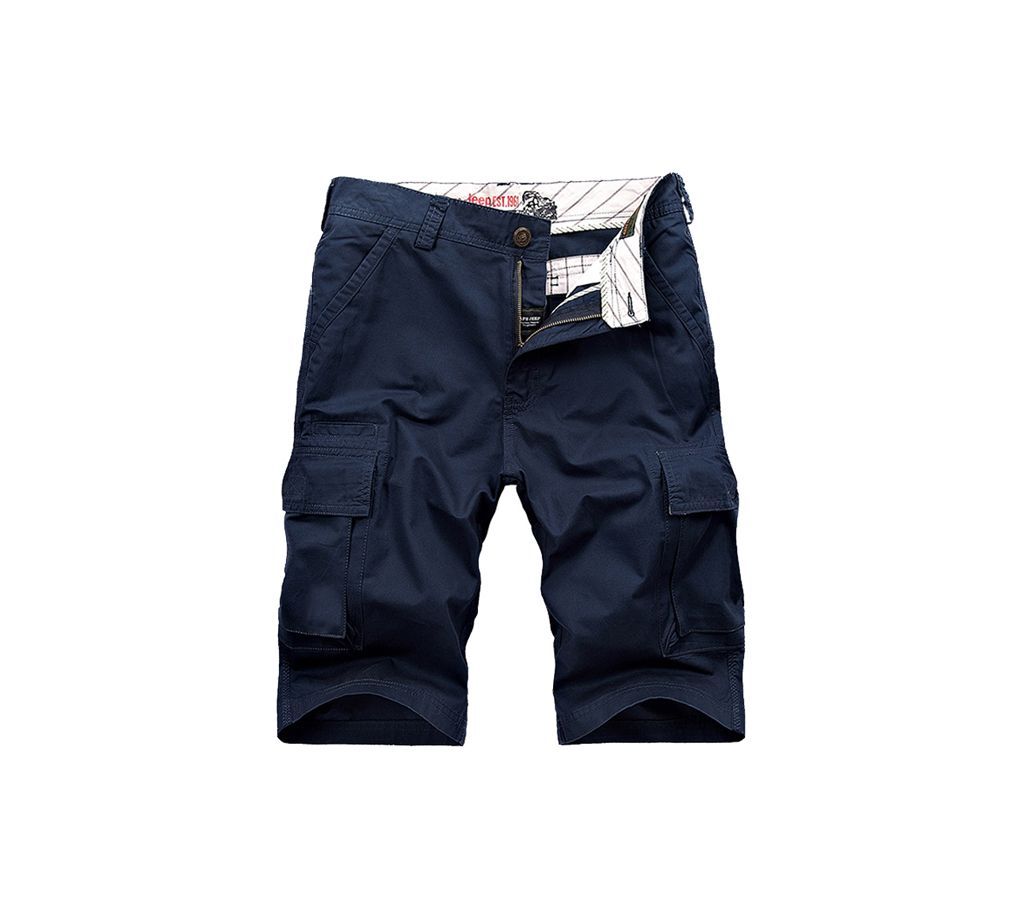 Navy Blue 2 Quarter Pant For Men